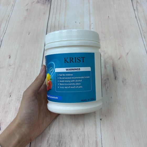 KRIST Beverage Concentrate & Powder Mix – Fruit-Flavored Drink Preparation for Refreshing Beverages and Energy Drinks, Convenient Portable Format